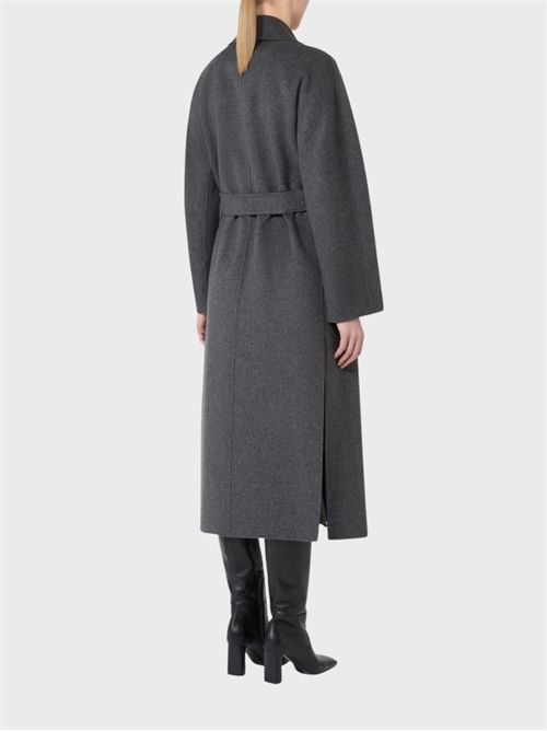 Long pure wool wrap coat with matching scarf S' MAX MARA | 2629016113600085